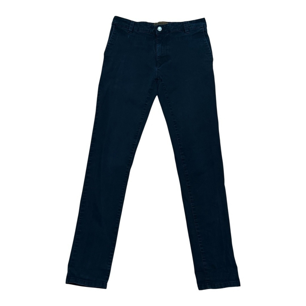 Tainted Denim Pants Womens 28 Skinny Chino Stretch Casual Classic
